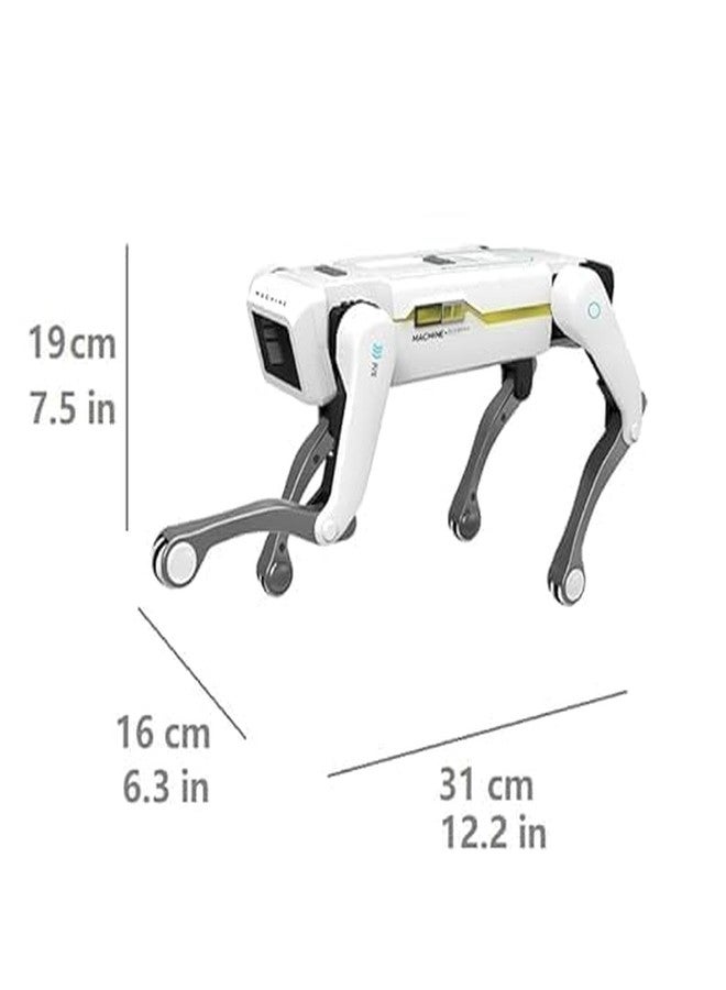 KIDIIG Robot Dog, AI Dog, AI Smart Pet, Will Dance and Kungfu, Voice/App/Remote Control, Support Action Programming, AI Robot Ideal Gift for Adults/Kids, White - Image 2